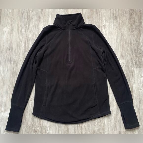 St. John’s Bay | Women's Active Black Pullover Quarter Zip Coat Jacket | Small - Picture 1 of 3
